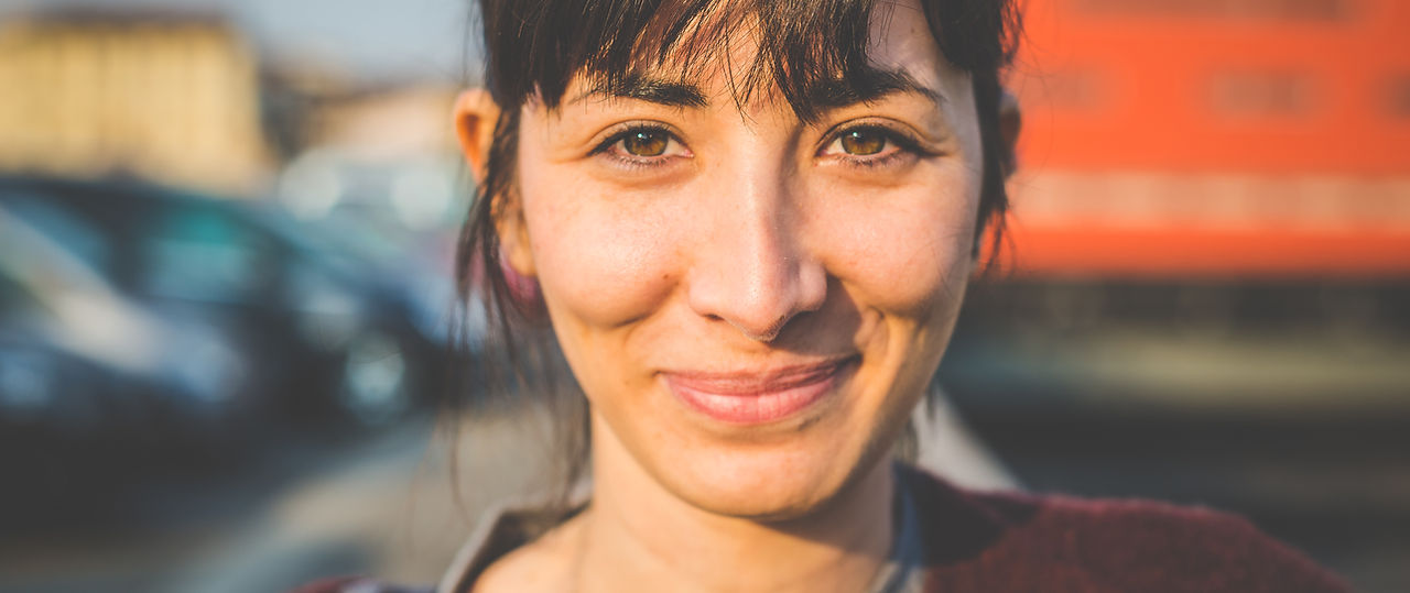 Ritratto di una donna sorridente