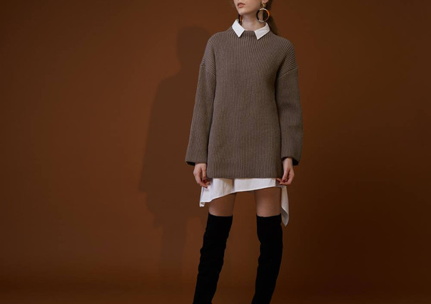 knited sweater with Flared sleeves (2).jpeg