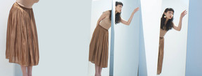 model-wear-silk-Creasing-midi-skirt.jpeg