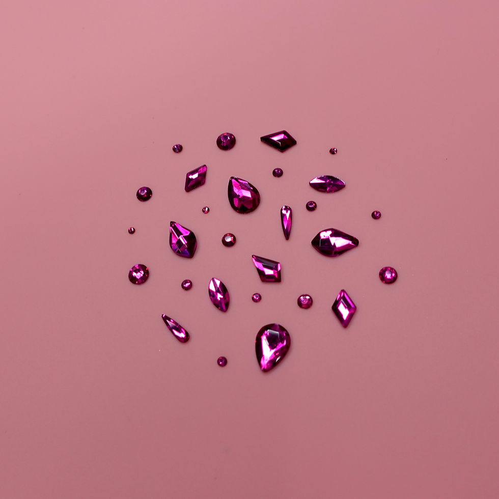 Miniatura: Bling it box - Fuchsia / Blue Flame