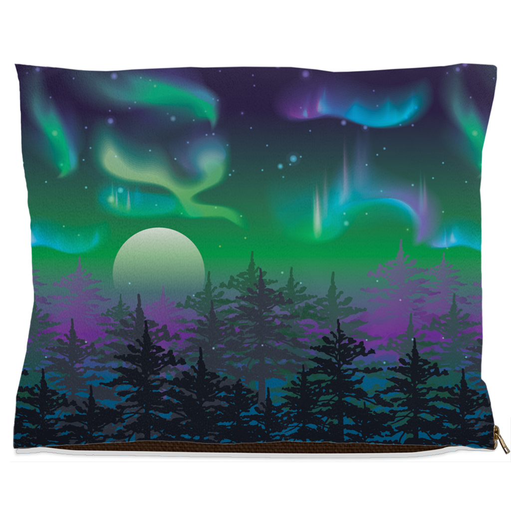 Northern Lights Dog Bed