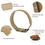 Thumbnail: 4.5cm Width Durable Nylon Tactical Dog Collar Outdoor Adjustable Military Dog Co