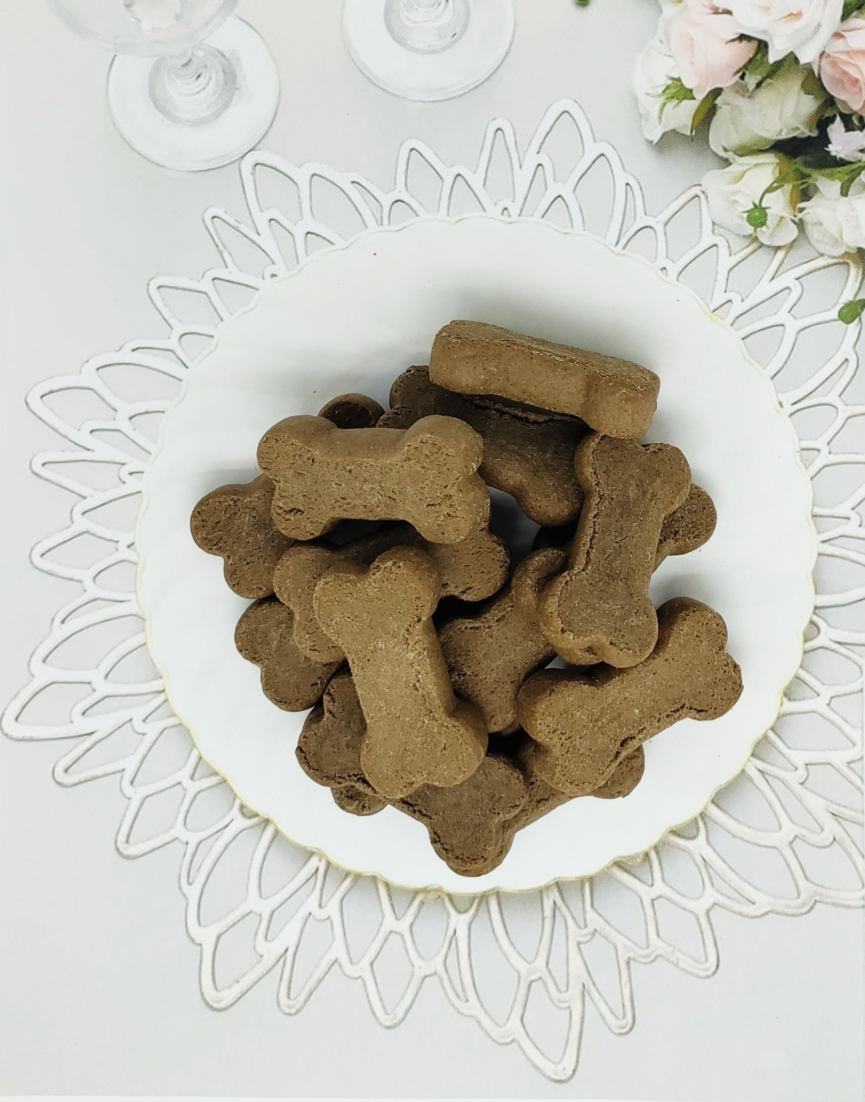 Cranberry Smoked Bacon Biscuits Crunchy Dog Treats | BeyondWhiskers