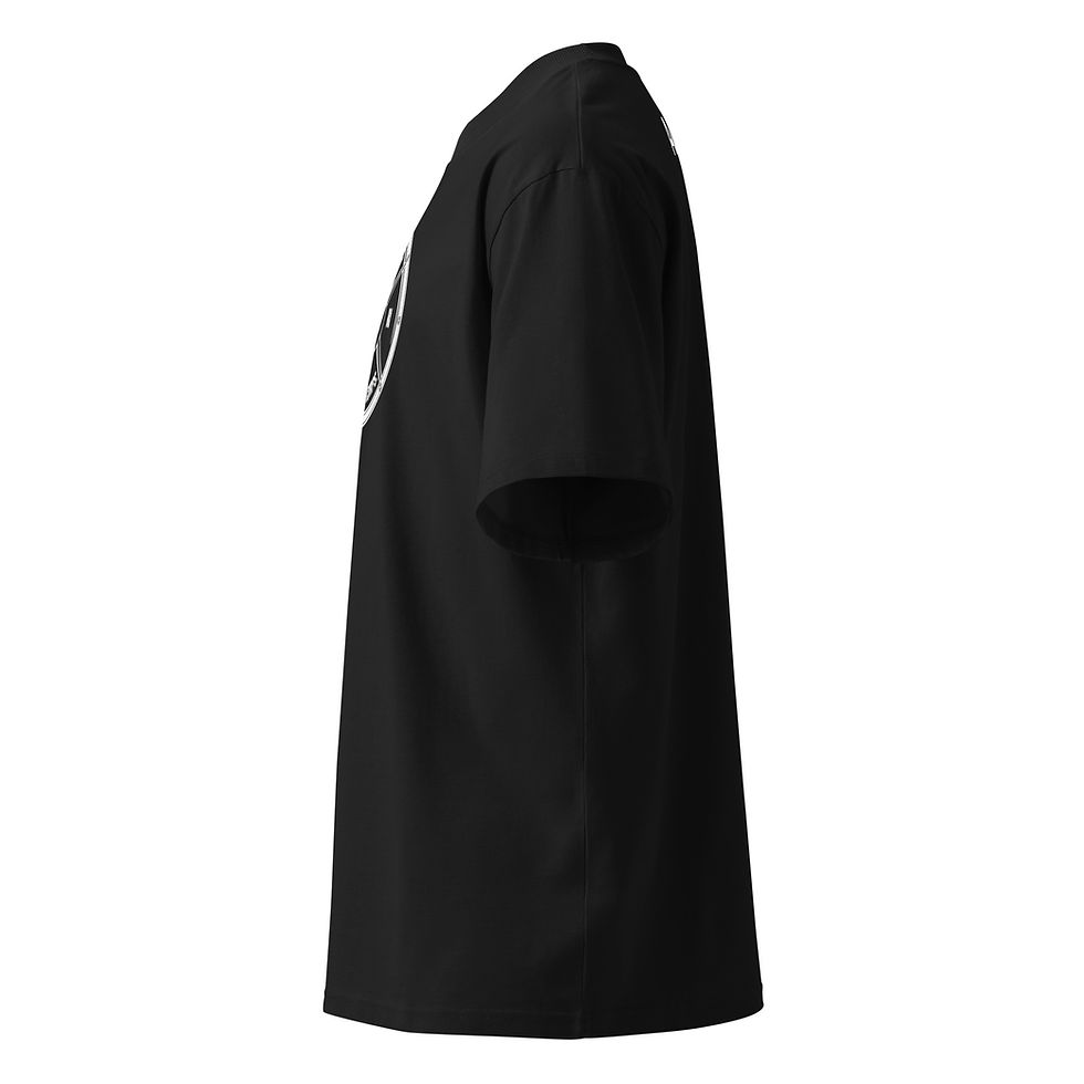 Thumbnail: Unisex organic oversized high neck t-shirt