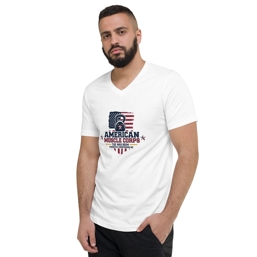 Thumbnail: Unisex Short Sleeve V-Neck T-Shirt