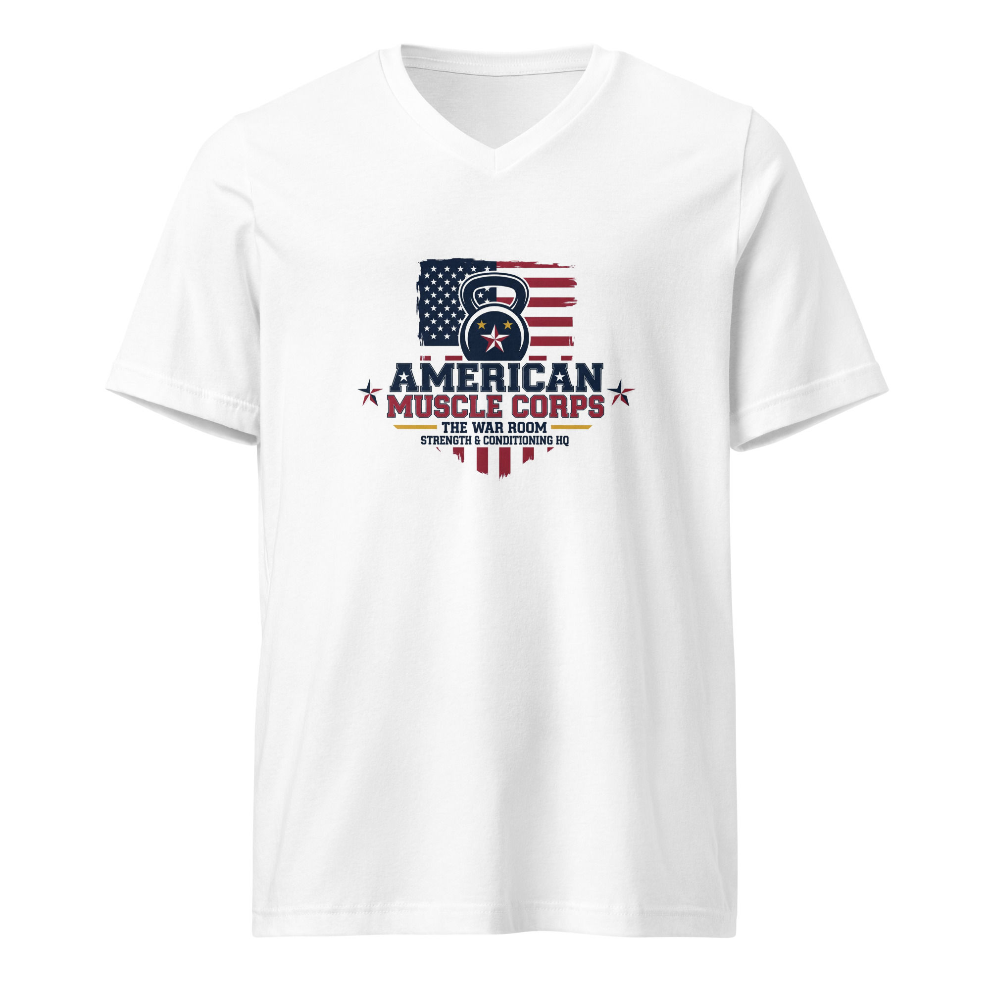 Unisex Short Sleeve V-Neck T-Shirt