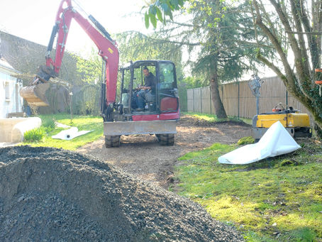 Aménagement d'une allée et création de stationnement à Athée-sur-Cher