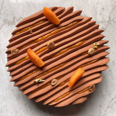 Apricot-Hazelnut Cake