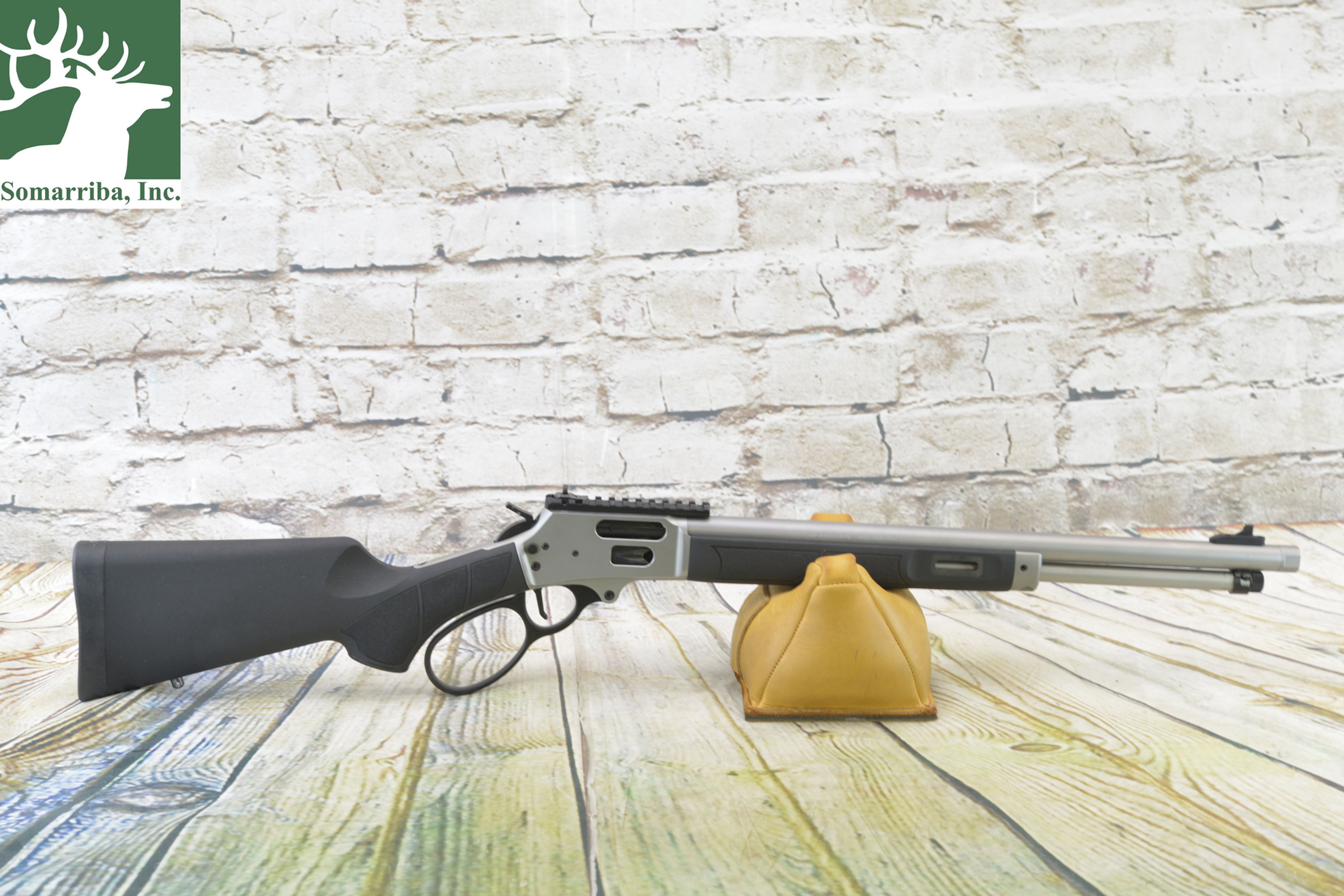 SMITH & WESSON RIFLE 13812 MODEL 1854 LEVER ACTION, .44 REM MAG, 19.25" BBL