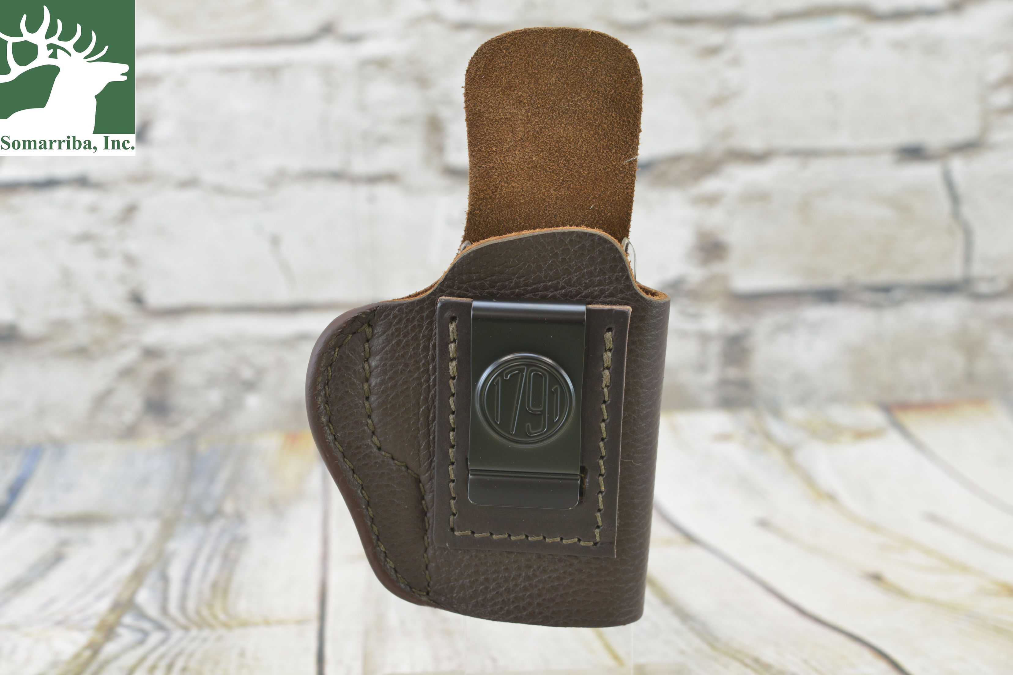 1791 GUNLEATHER HOLSTER FCD-3-BRW-R FAIR CHASE DEER SKIN IWB HOLSTER SIZE #3