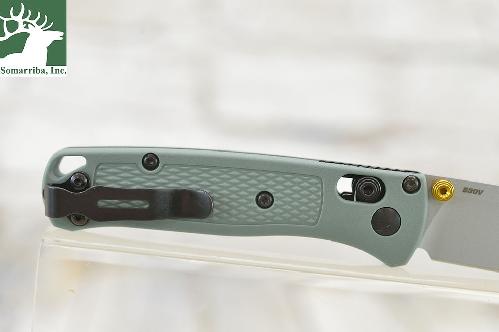 Thumbnail: BENCHMADE KNIFE 533SL-07 MINI BUGOUT, AXIS LOCK - THUMB STUD ASSIST, 2.82" CPM-S