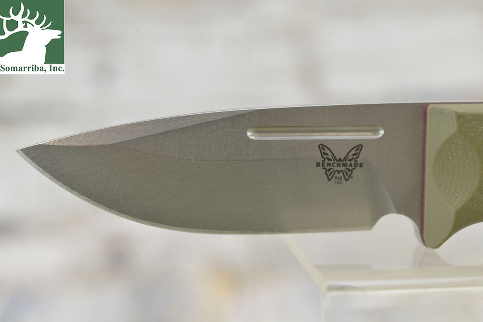 Thumbnail: BENCHMADE KNIFE 165-1 SIBERT, MINI BUSHCRAFTER, 3.38" CPM-S30V STAINLESS STEEL D