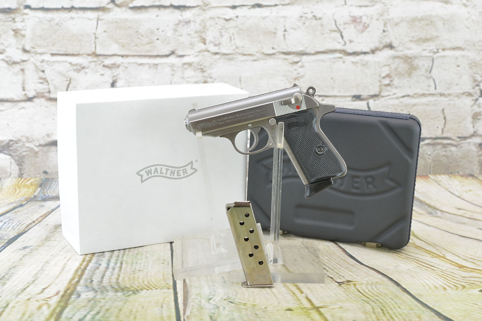 Thumbnail: WALTHER PISTOL 4796022 PPK/S .32 ACP, 3.3" BBL STAINLESS FINISH, 7RND CAPACITY