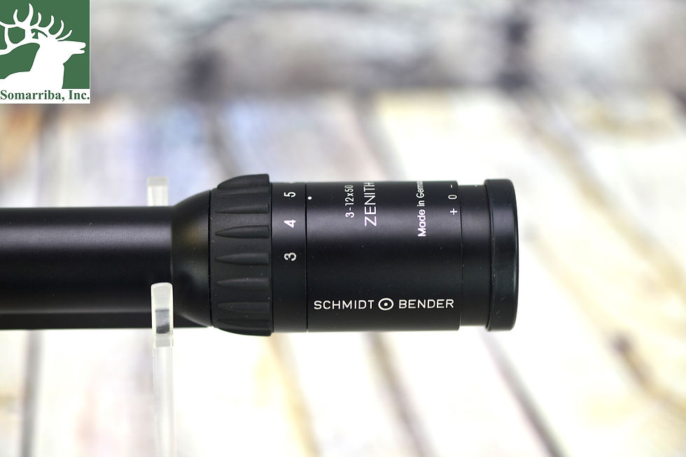 Thumbnail: SCHMIDT & BENDER SCOPE 774-011-907 ZENITH 3-12X50 LMC FD9 (FLASH DOT RETICLE)
