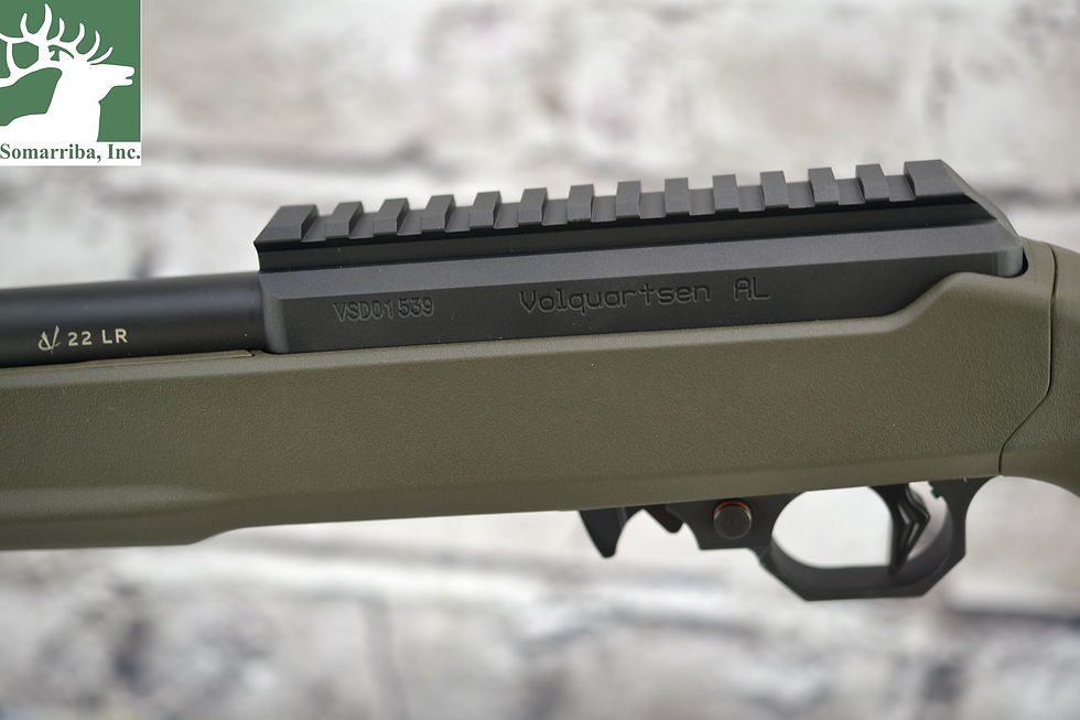 Thumbnail: VOLQUARTSEN CUSTOM RIFLE VC22RM-OD 22 LR WITH MAGPUL STOCK OD GREEN BBL 18.5" BB