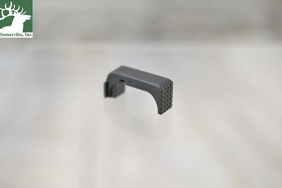 Thumbnail: SHIELD ARMS G43XEMRBLK Standard S15 Enhanced Steel Mag Catch for Glock® 43X / 48