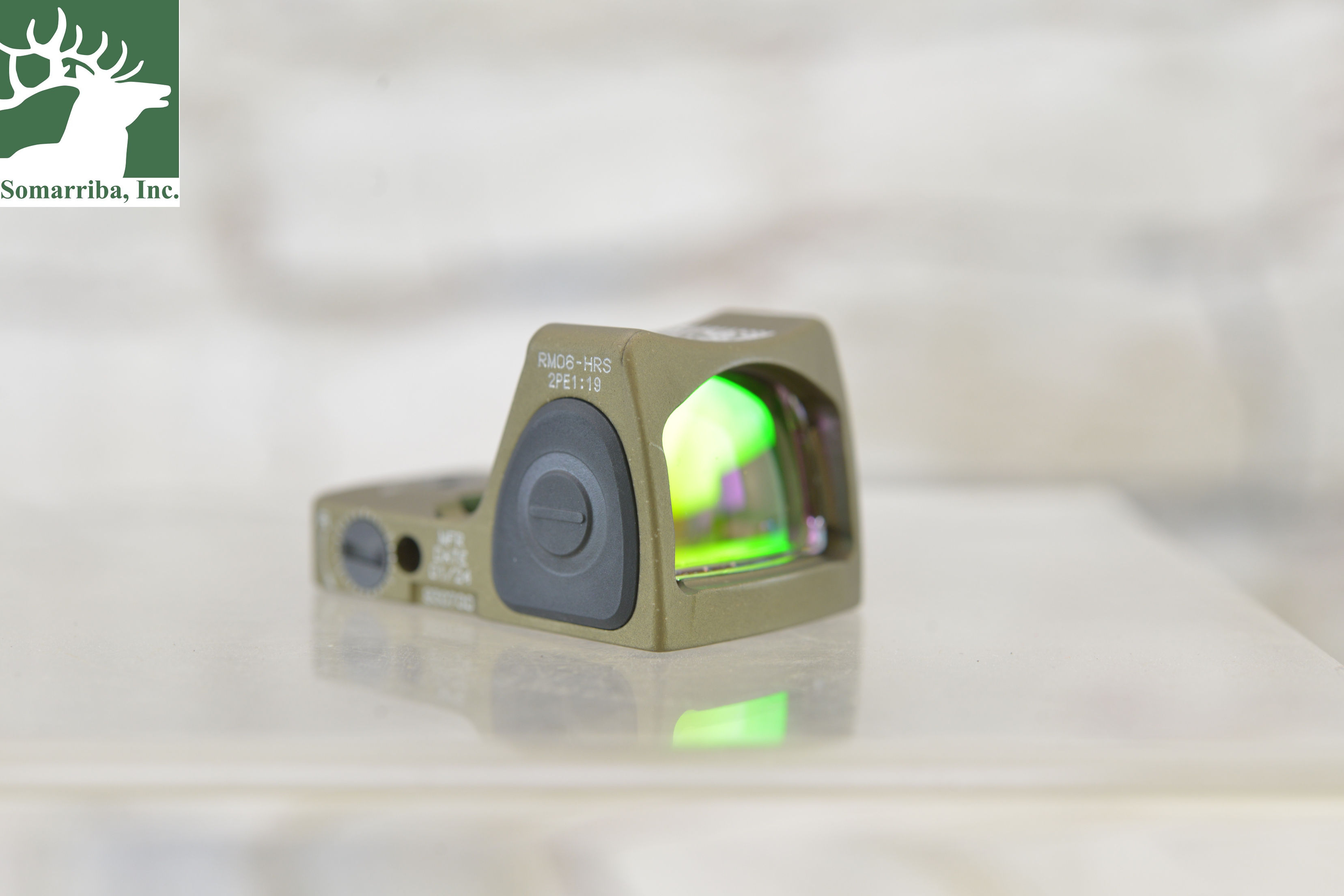 TRIJICON RM06-C-700780 RMR 700780 3.25 MOA RED DOT, ADJUSTABLE LED TYPE 2. HARD