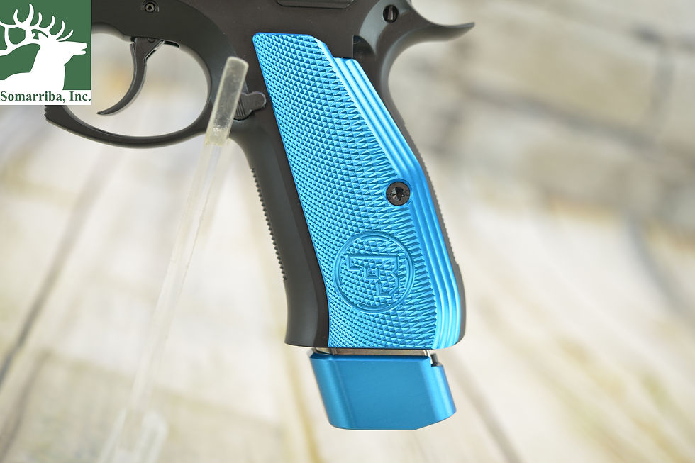 Thumbnail: CZ USA PISTOL 91207 75 SP-01 COMPETITION BLUE 9mm 4.6" BBL (2) 21+1 RND MAGS COM