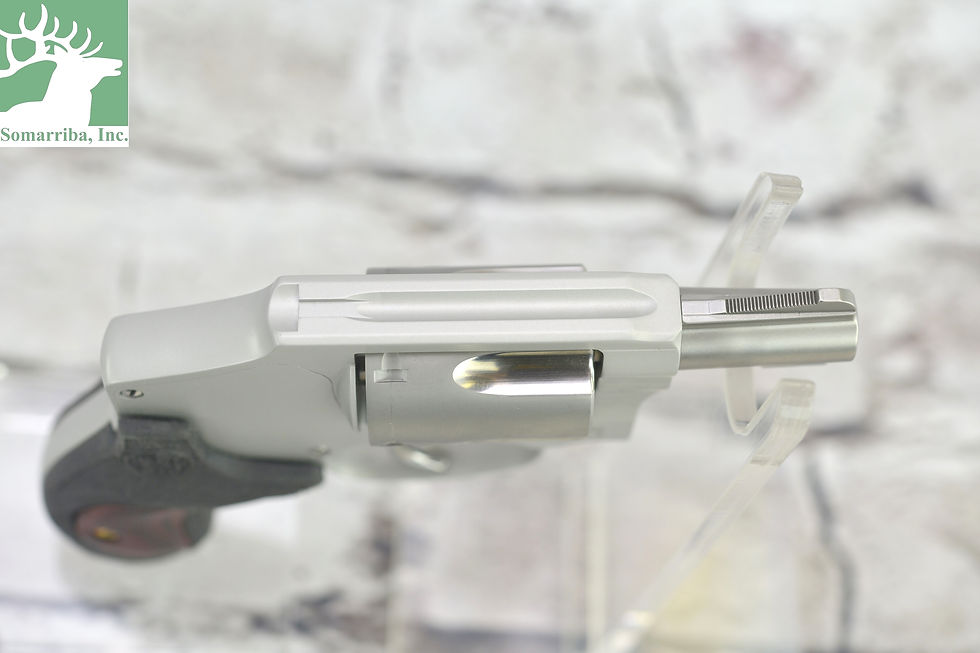 Thumbnail: SMITH & WESSON REVOLVER 10186 642 PC DAO 38 SPL +P 1.875" 5 RDS BLK RUBBER