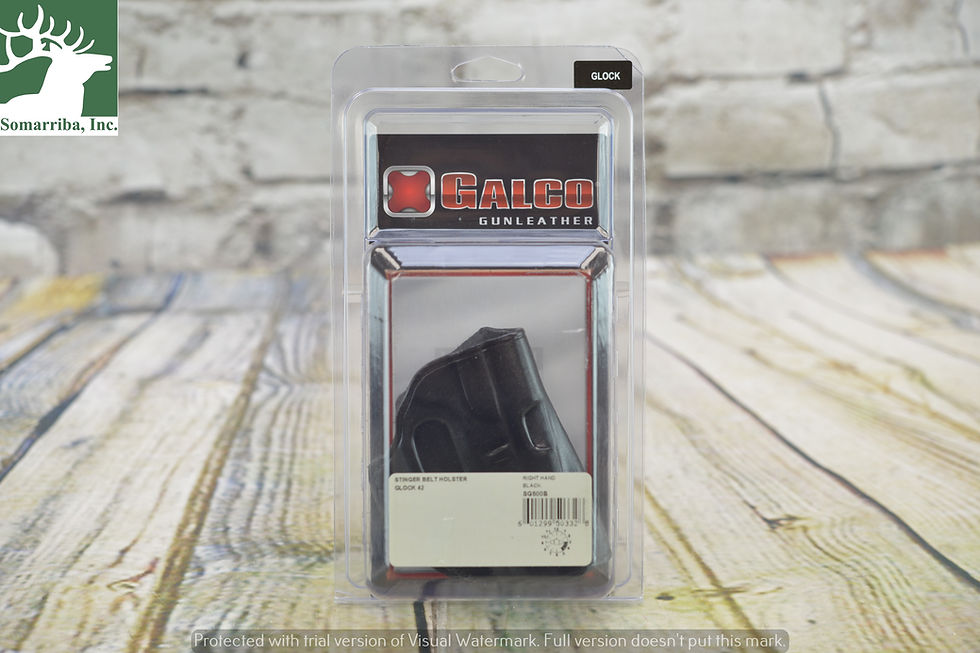 Thumbnail: GALCO HOLSTER SG600B STINGER BELT HOLSTER GLK 42/SIG 365 BLK RH