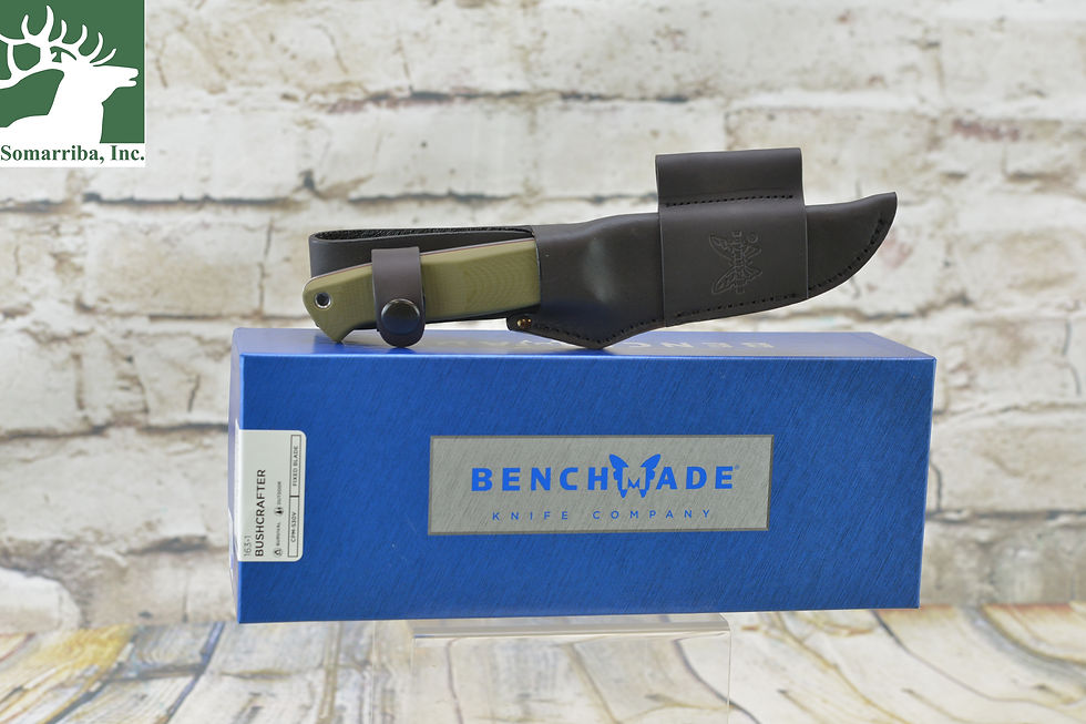 Thumbnail: BENCHMADE KNIFE 163-1 SIBERT, BUSHCRAFTER, 4.38" CPM-S30V STAINLESS STEEL DROP-P