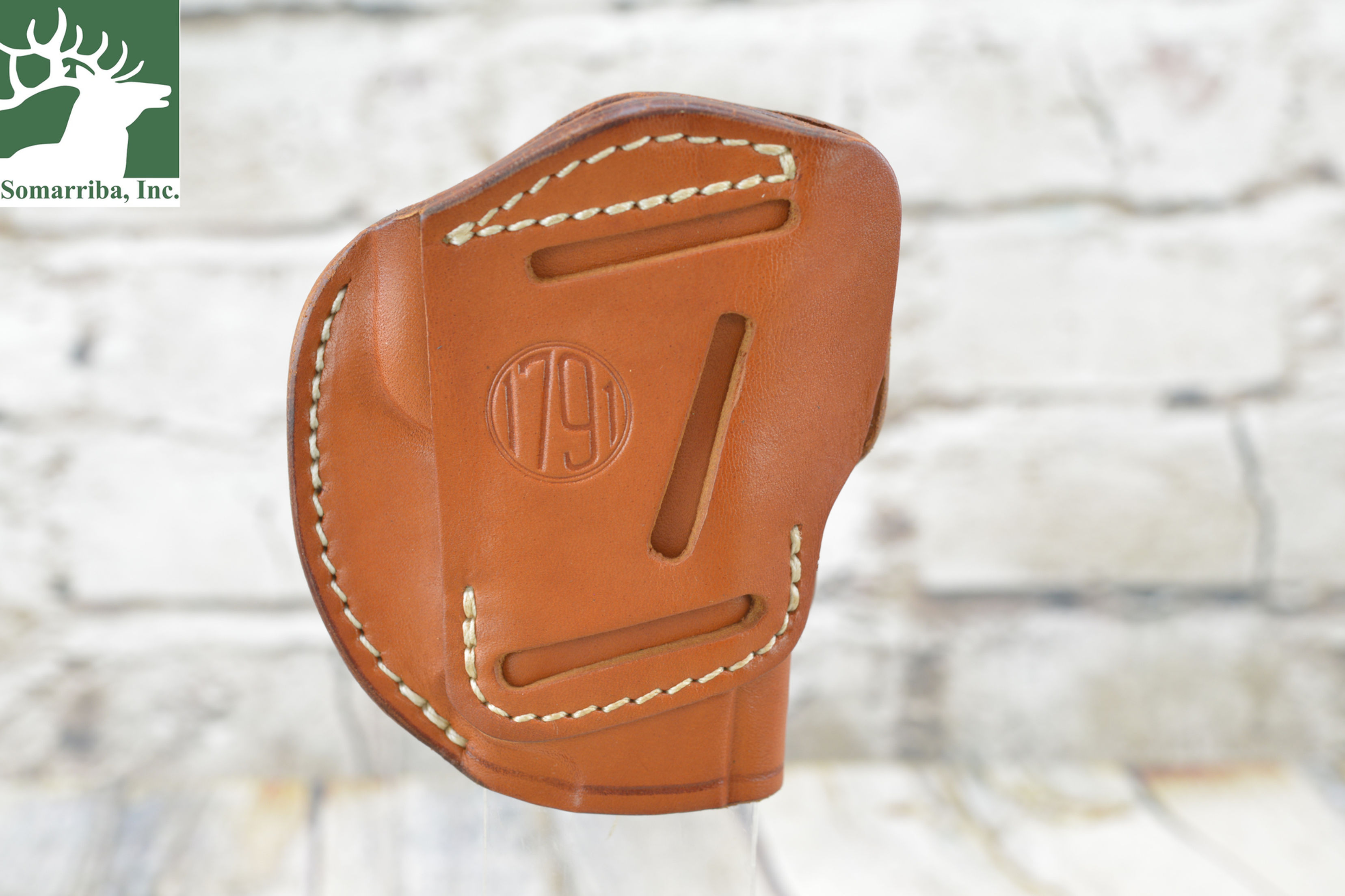 1791 GUNLEATEHR HOLSTER 3WH-1-CBR-A 3 WAY HOLSTER OWB SIZE #1 CLASSIC BROWN AMBI