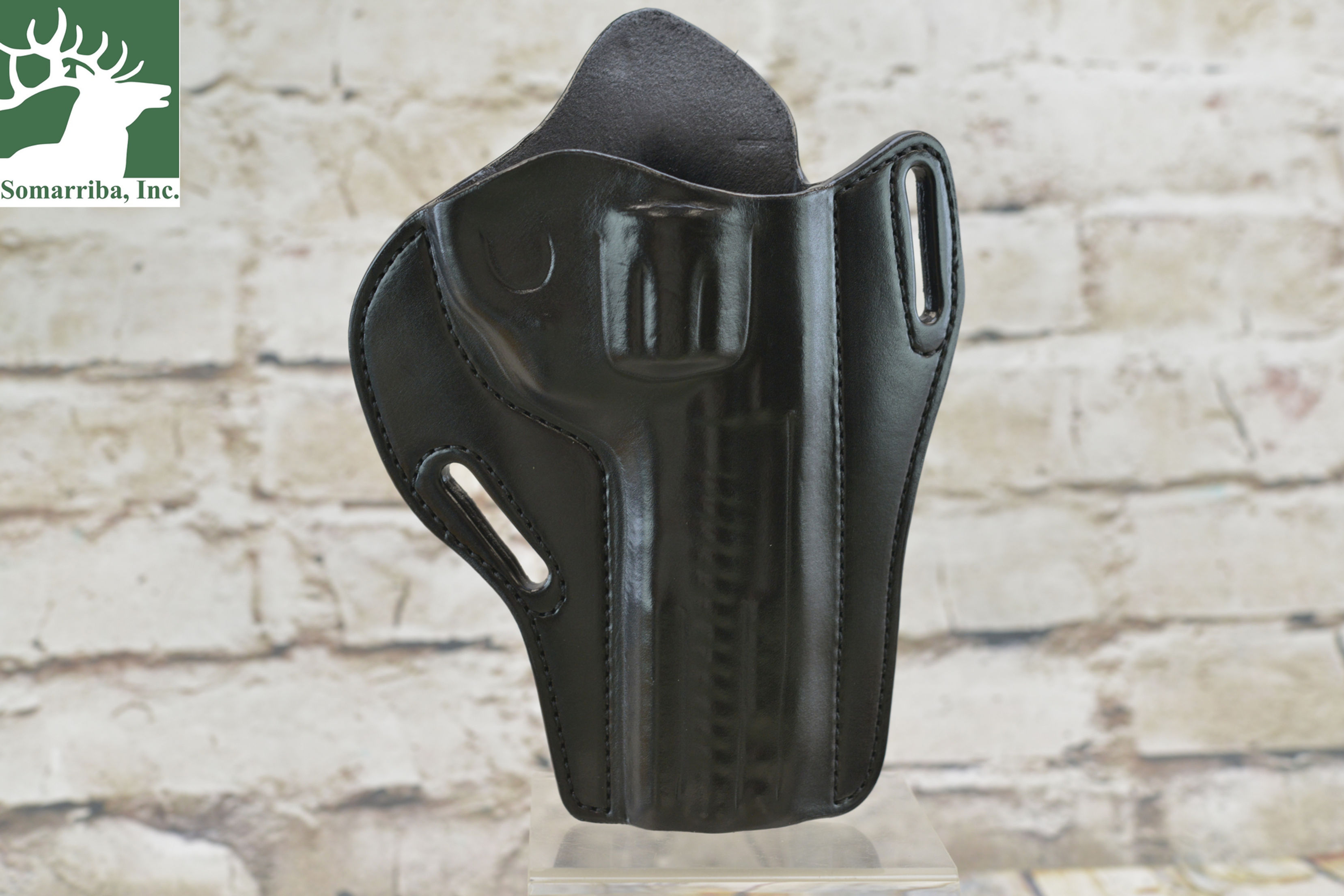 NIGHTHAWK CUSTOM HOLSTER L2000C-NXS CUSTOM PREMIUM COWHIDE, BLACK, OWB & IWB, UP