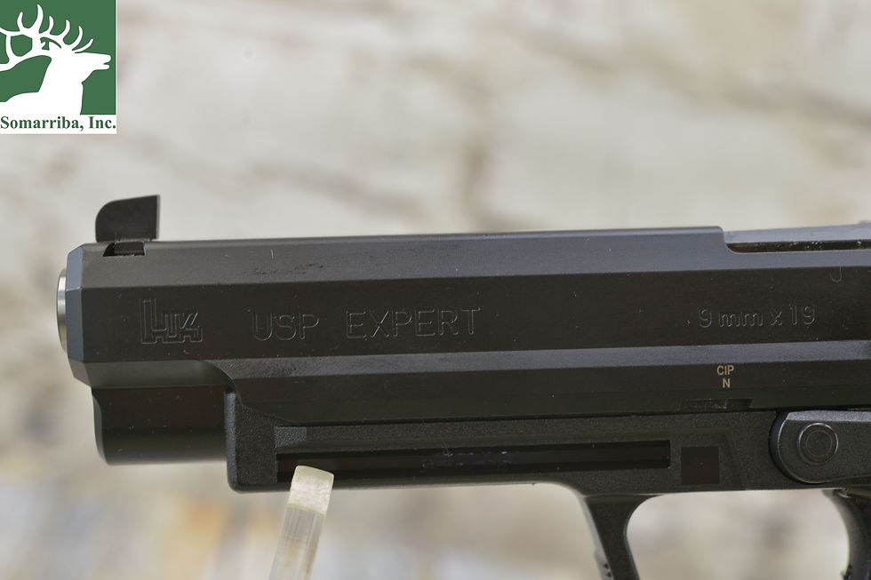 Thumbnail: HK PISTOL 81000363 USP9 EXPERT(V1) 9MM DA/SA, SAFETY/DECOCKING LEVER ON LEFT