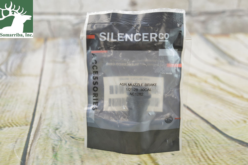 Thumbnail: SILENCER CO ACCESSORY AC1282 ASR MUZZLE BRAKE 30 CAL 1/2x28 TPI