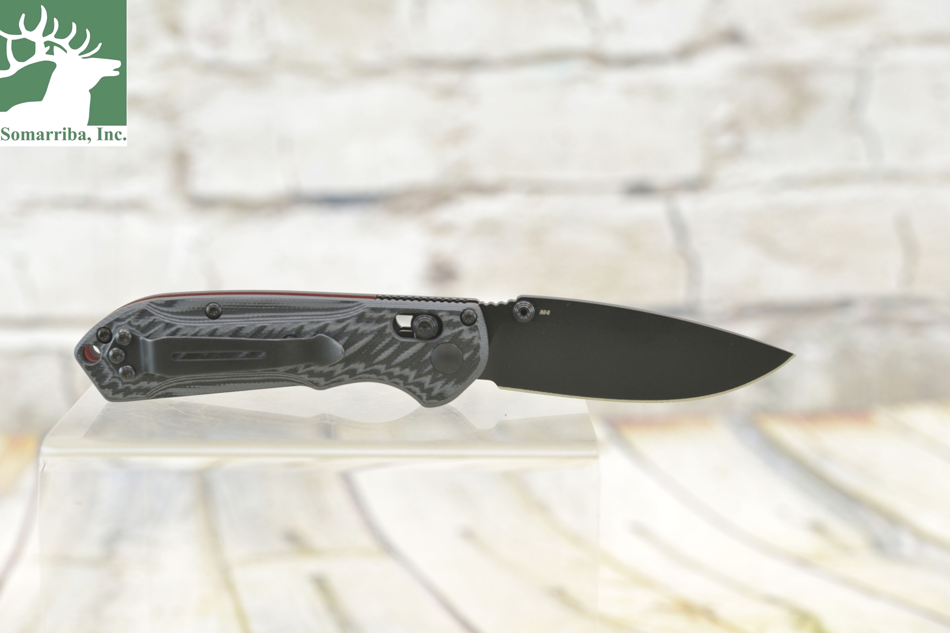 BENCHMADE KNIFE 565BK-02 MINI FREEK 3" CPM-M4 BLACK CERAKOTED CARBON TOOL STEEL