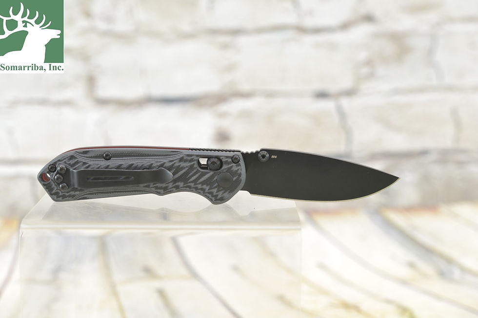 BENCHMADE KNIFE 565BK-02 MINI FREEK 3" CPM-M4 BLACK CERAKOTED CARBON TOOL STEEL