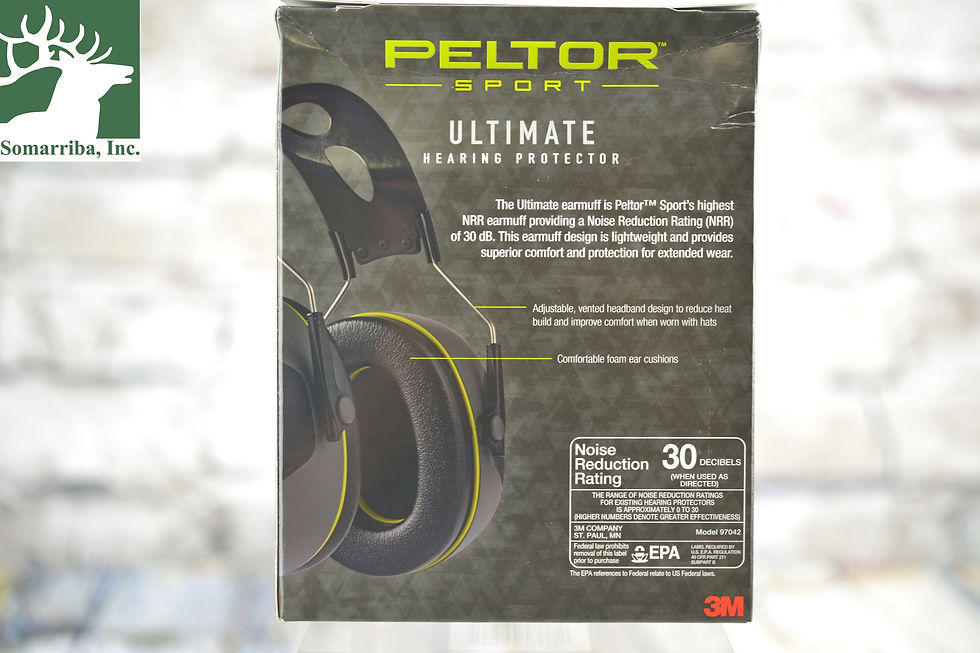 Thumbnail: PELTOR  97042PEL6C SPORTS ULTIMATE FOLDING HEARING PROTECTION 30 dB - GRAY/BLACK