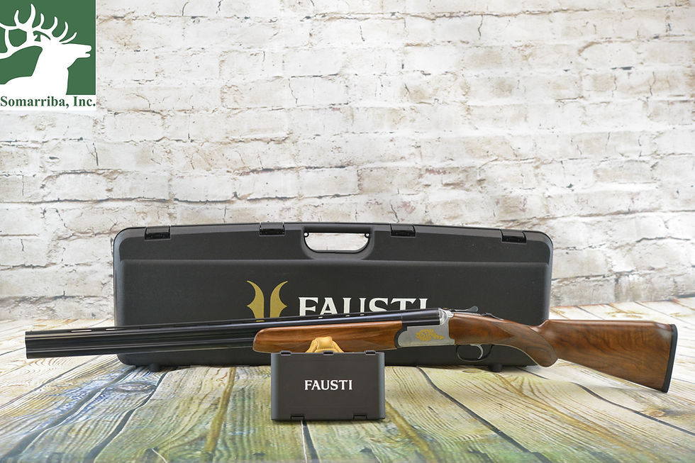Thumbnail: FAUSTI SHOTGUN 48102 APHRODITE O/U 12GA 28"BBL COIN FINISH, 13.58" LOP