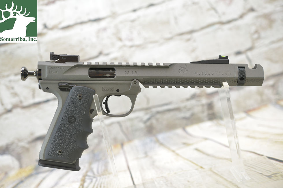 VOLQUARTSEN PISTOL VF4M-0063 BLACK MAMBA  22LR 6" BBL (2) 10 RND MAGS  - FIBEROP