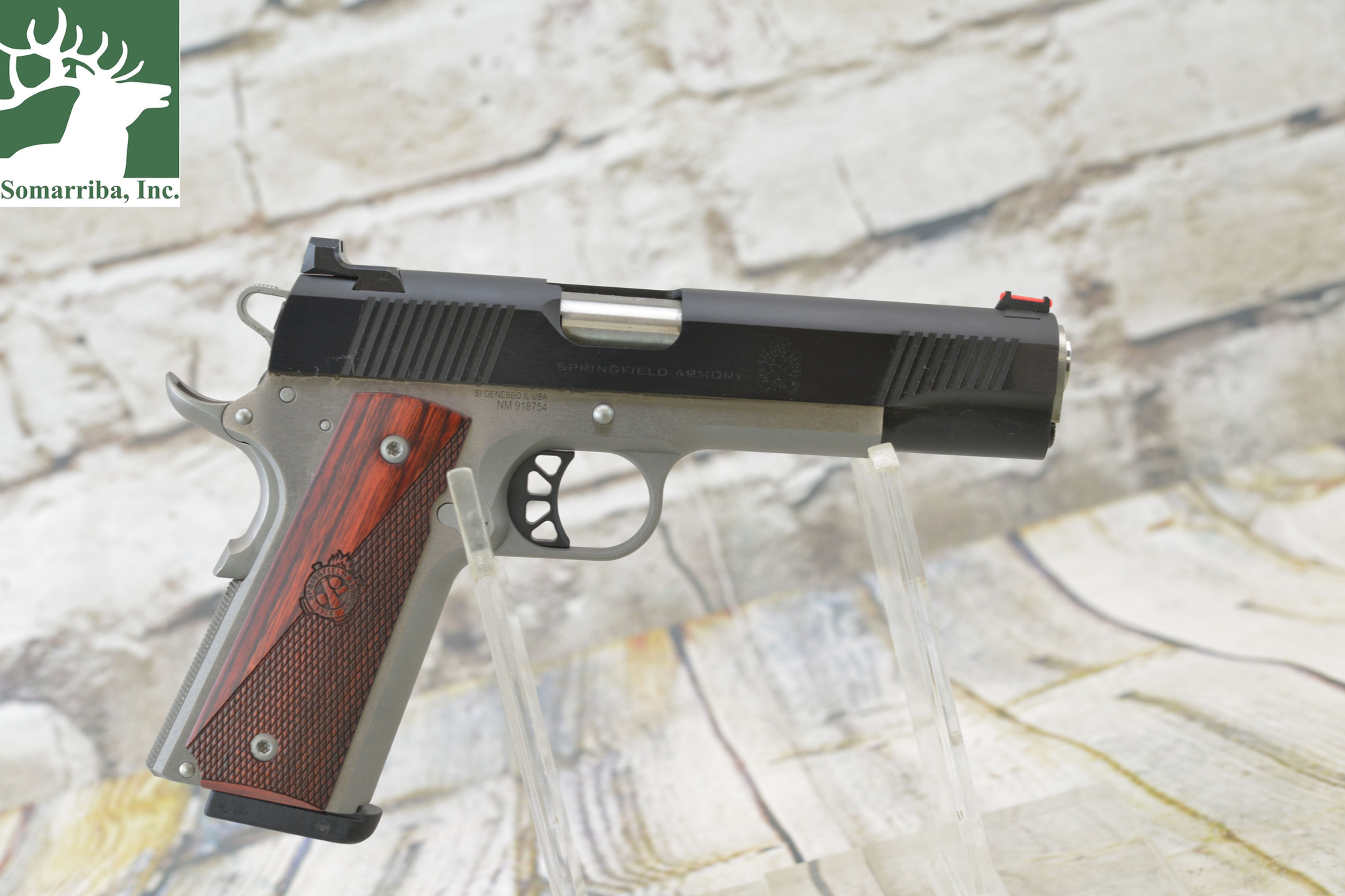 Springfield Armory PX9119L 1911 Ronin 9mm Luger 5" (1)  9+1 MAG, Stainless Steel