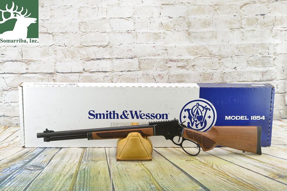 Thumbnail: SMITH AND WESSON 13811 RIFLE MODEL 1854 .45 COLT, 19.25" BBL, 11/16x24" THREADED
