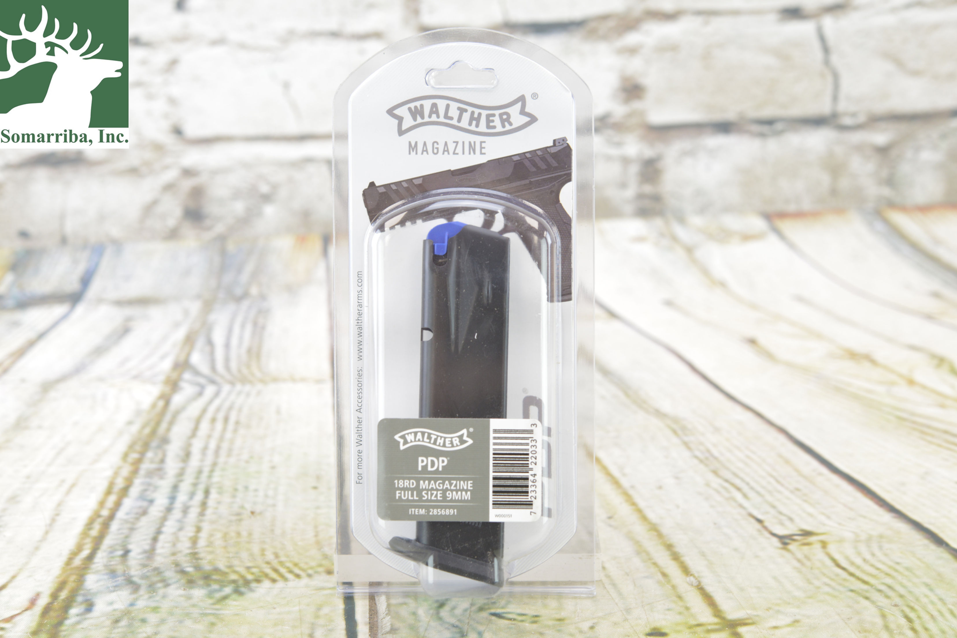 WALTHER SPARE MAGAZINE PDP Full Size 9mm 18rd