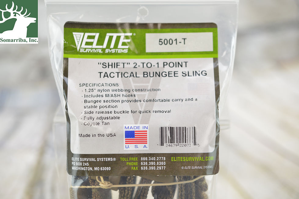Thumbnail: ELITE SURVIVAL SYSTEMS 5001-T Shift™ 2 - TO - 1 POINT TACTICAL BUNGEE SLING TAN