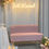 Miniature : Banquette en velours rose