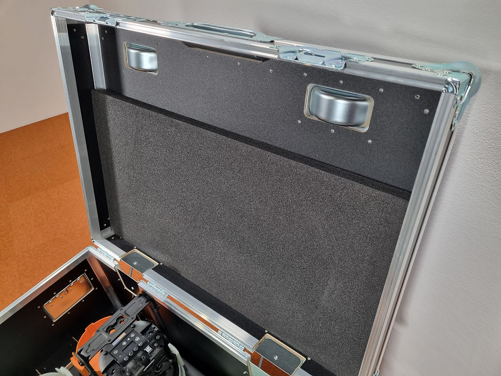 Thumbnail: Charge- flightcase voor 8x Astera Quickspot accu armatuur