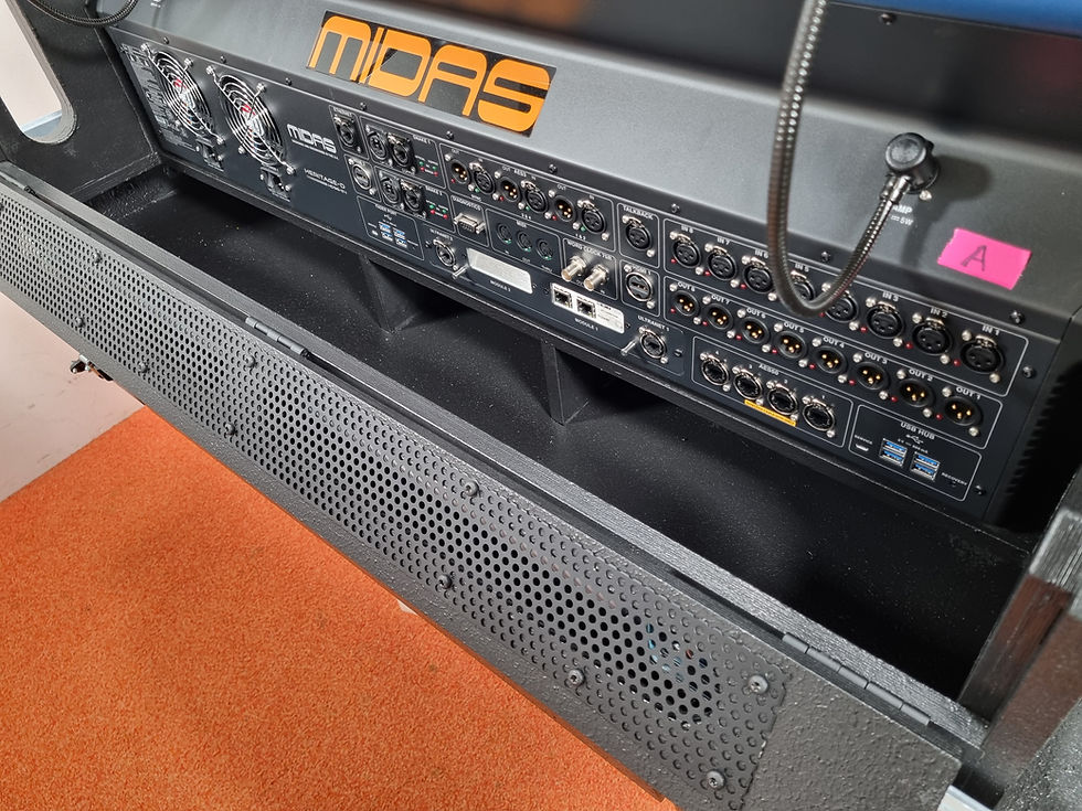 Miniaturbild: Midas HD96 3-teiliges Flightcase