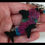 Thumbnail: Pink Black Glitter Shark Resin Keychain