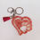 Thumbnail: Red Glitter Paw Resin Heart Keychain