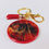 Thumbnail: Red Mixed Resin Print Keychain