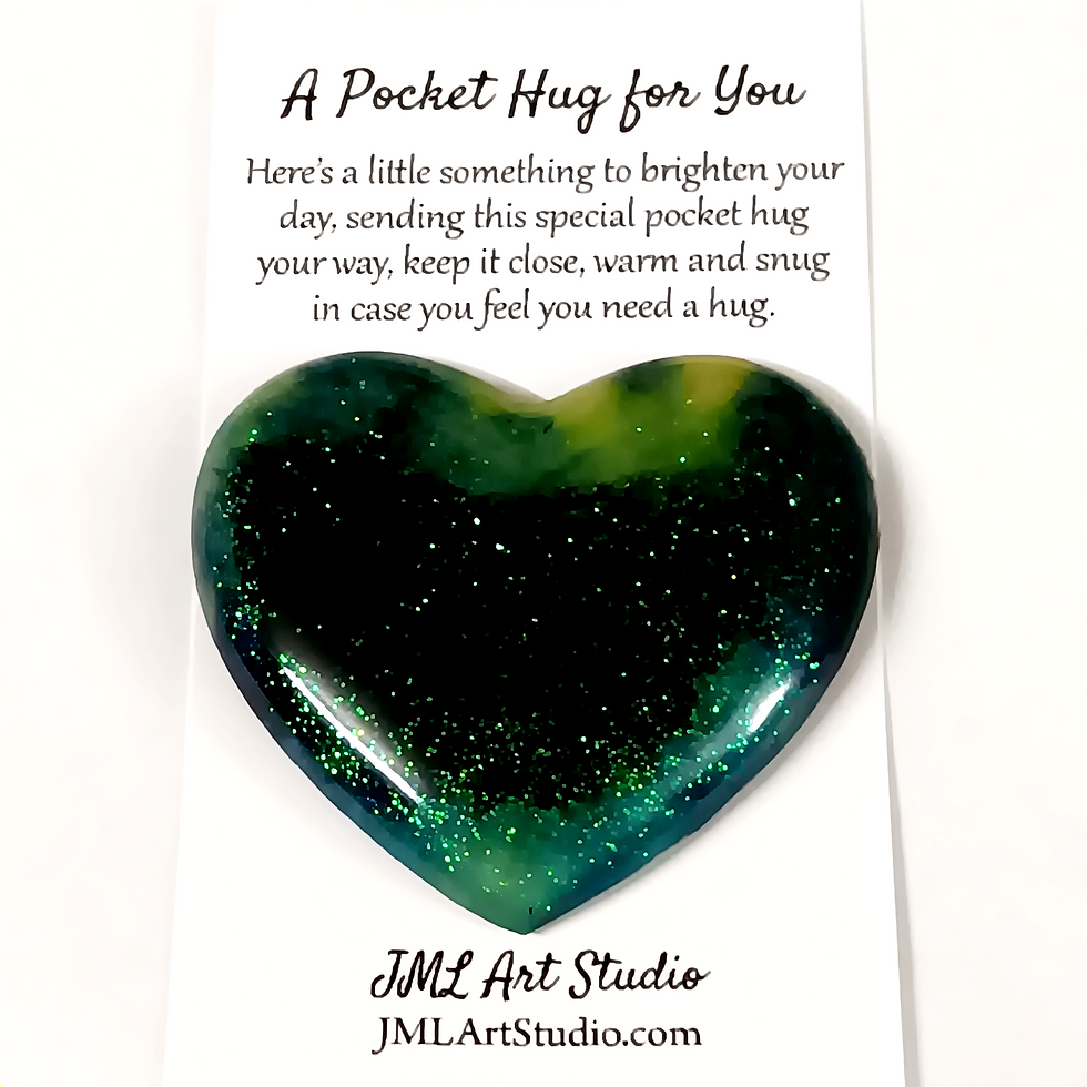 Thumbnail: Black Colorful Sparkle Pocket Hug