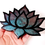 Thumbnail: Purple Blue Shift Lotus Flower Resin Coaster