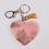 Thumbnail: Peach Resin Letter N Heart Keychain