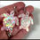 Thumbnail: Pale Pink Turtle Holographic Sparkle Earrings