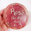 Thumbnail: Rose Pink Ink Resin Coaster