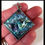 Thumbnail: Silver Blue Fantasy Foil Oilslick Pendant Necklace